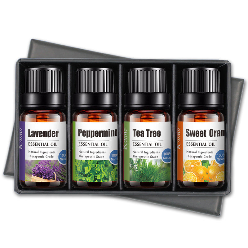 Essential Oil Set for Massage and Aromatherapy