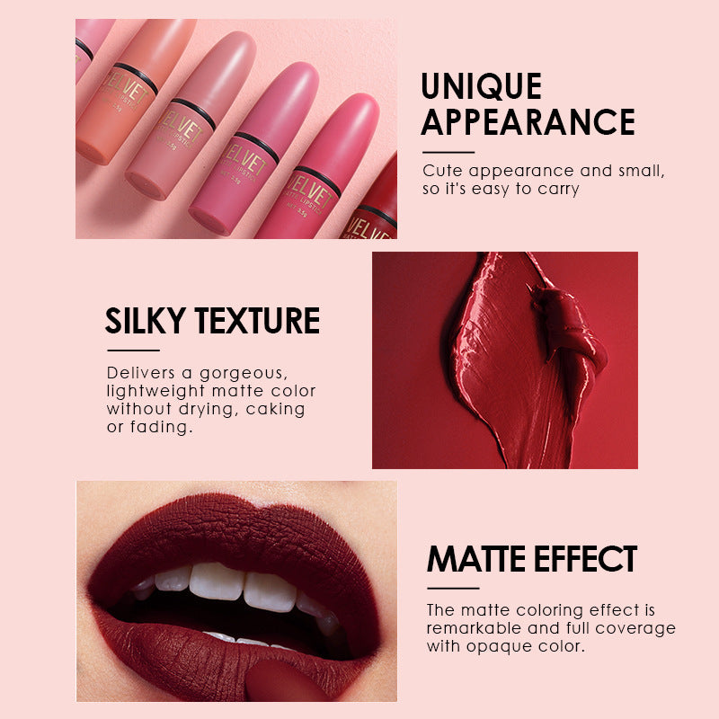 Matte Lipstick Set - Waterproof & Long-lasting