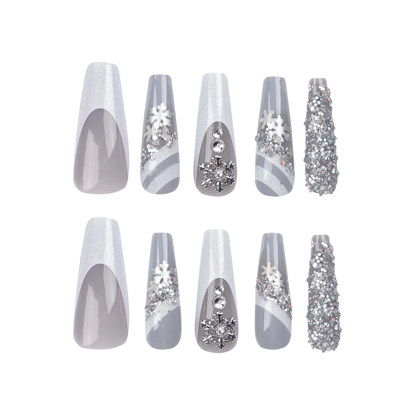 Christmas Nail Tips Set